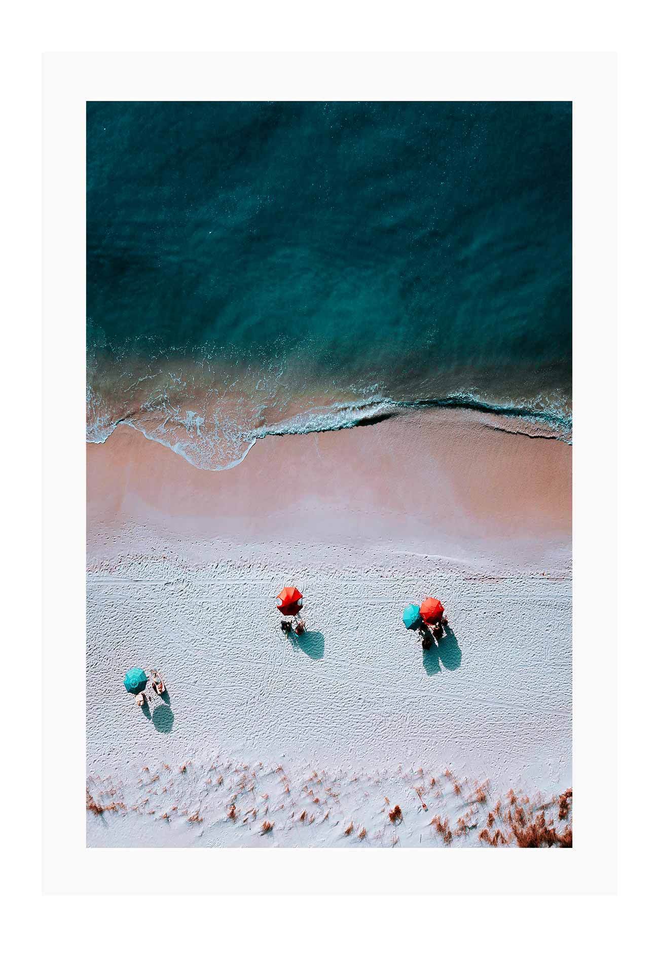 beach framed art print sand ocean photography